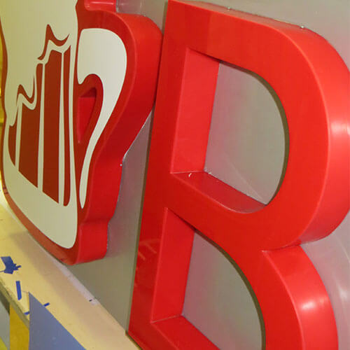 Изготовление объемных букв в Краснодаре - фото 3 Изготовление объемных букв в Краснодаре
